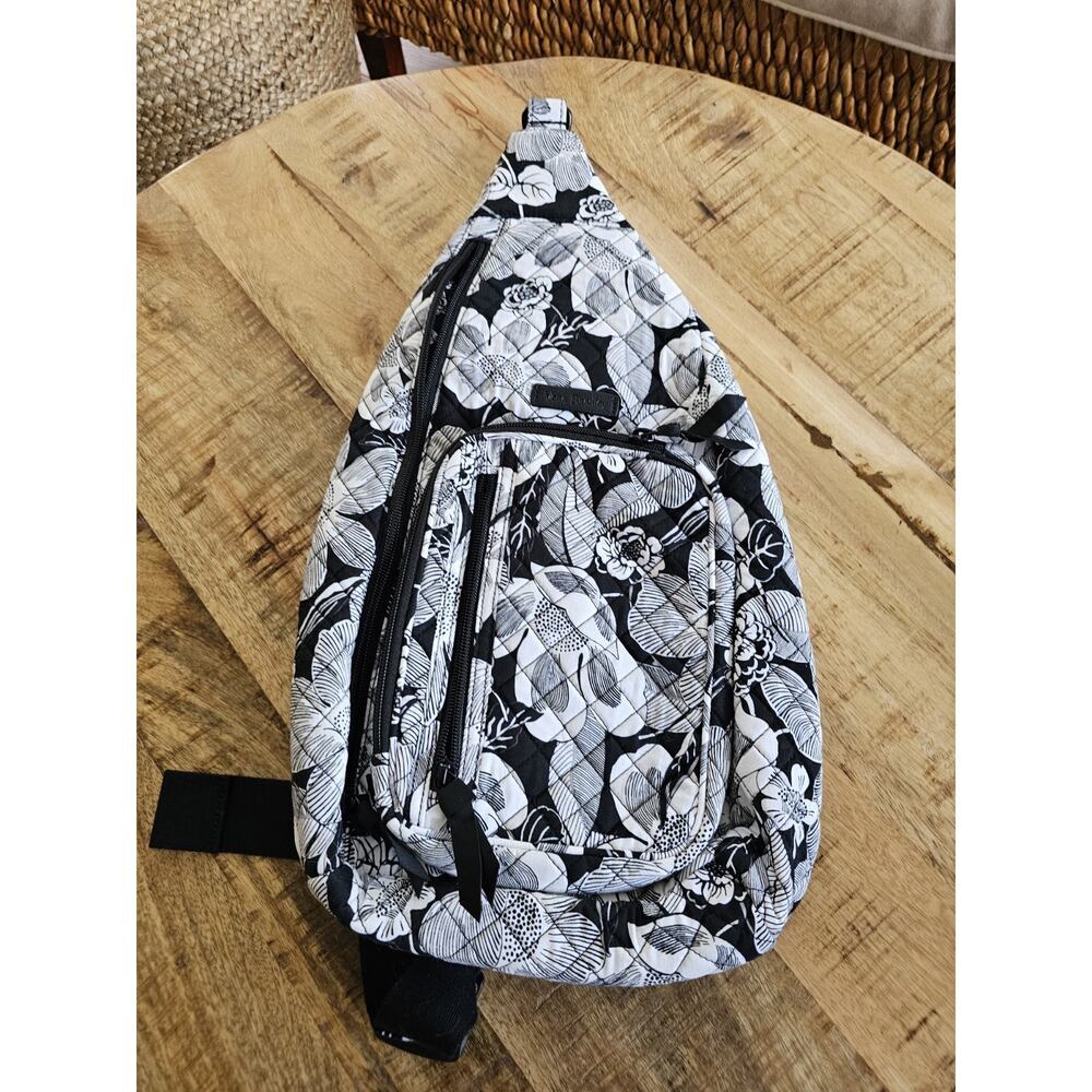 VERA BRADLEY Quilted Sling Crossbody Backpack In “ Bedford Blooms” - Picture 5 of 11
